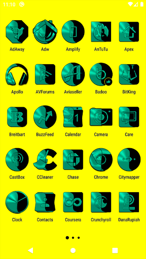 Wicked Teal Icon Pack Screen 2