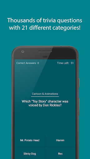 Wakeup Trivia Alarm Clock Screen 3