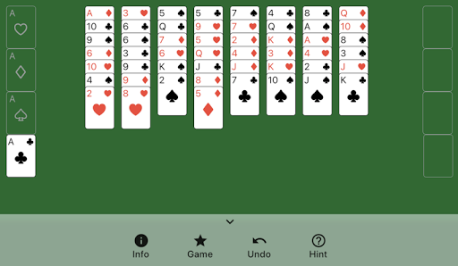 Classic FreeCell Screen 3