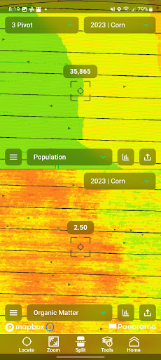 Android application Panorama by Precision Planting screenshort