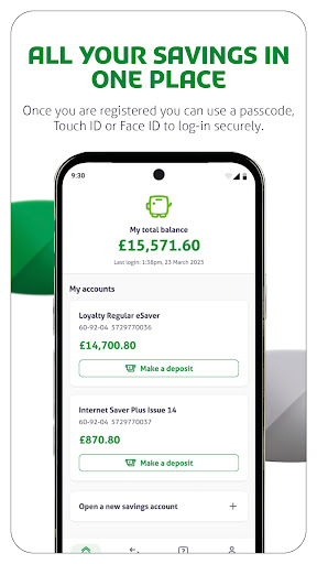 Android application Yorkshire Building Society screenshort