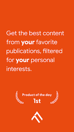 Android application Further: Customized News Feeds screenshort