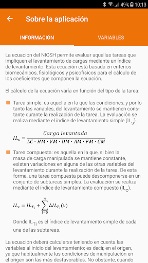 Manipulación Manual de Cargas Screen 2