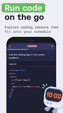 Game screenshot Learn Coding/Programming: Mimo hack