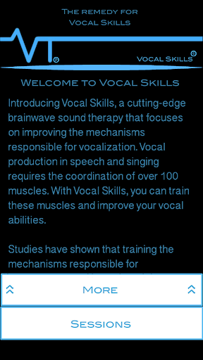 Android application Vocal Skills screenshort