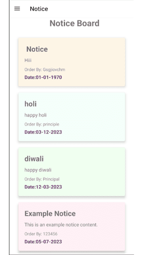 SchoolApp Screen 2