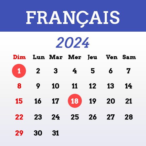 Français Calendrier 2024