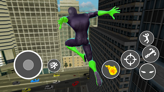 Spider Rope Flying City Hero apkpoly screenshots 6