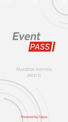 Android application EventPass screenshort