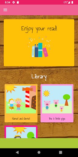 Android application Children's Stories with audio screenshort