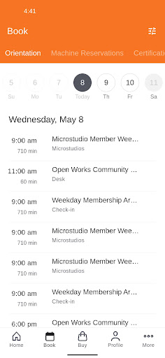 Open Works Screen 2
