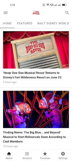 Android application Monorail News screenshort