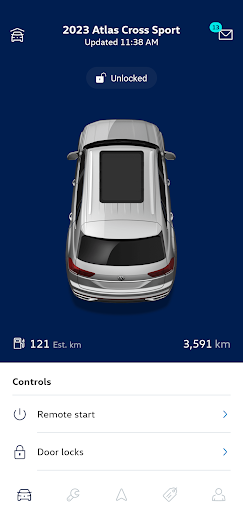 myVW Screen 2
