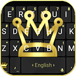Cover Image of ดาวน์โหลด Golden Crown Keyboard Backgrou  APK