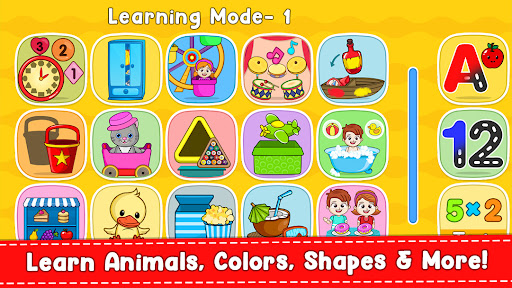 Android application Toddler Learning Games For Kid screenshort