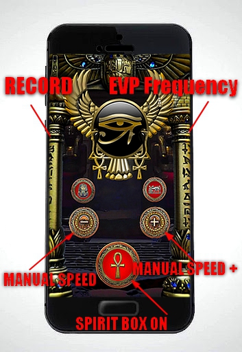 Android application Egyptian Gods Spirit Box screenshort
