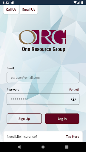 Android application One Resource Group screenshort
