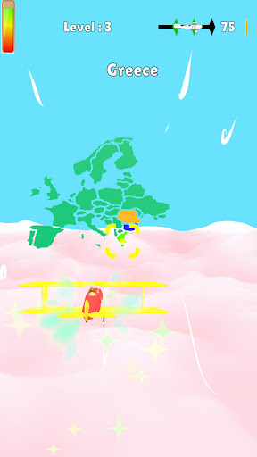Android application Aero: world geography - plane screenshort