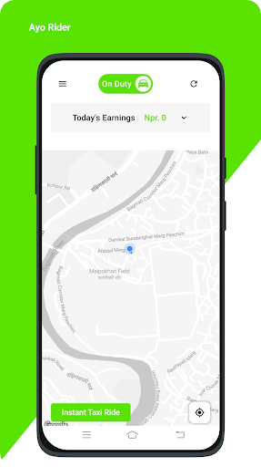 Android application Ayo Rider screenshort
