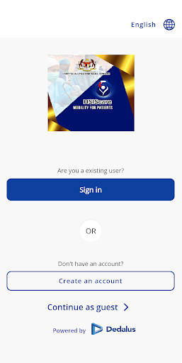 Android application HSIScare for Patients screenshort