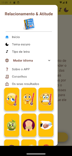 Visualização do aplicativo