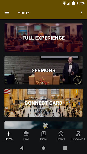 Android application Harvest Temple UPCI screenshort