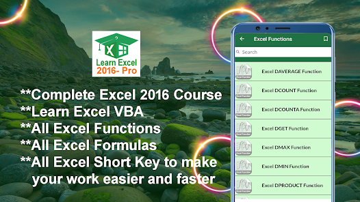 Screenshot 6 Learn Excel 2016 (Pro) android