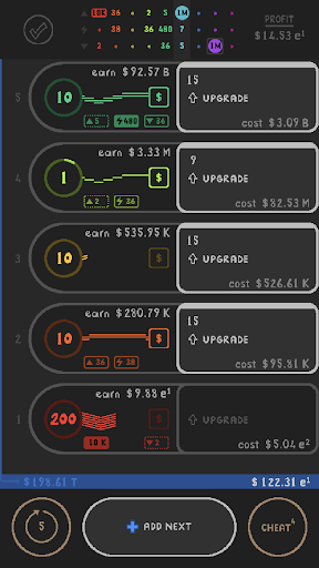Android application Idle Game 1 screenshort