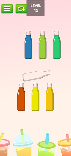 Android application Water Color Sort screenshort