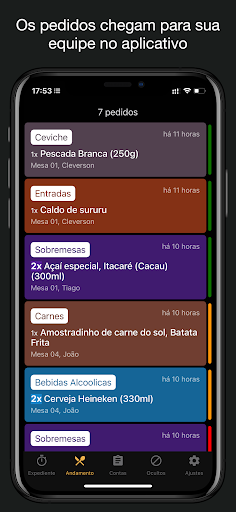 Android application MENUR: Pedidos e Autopagamento screenshort