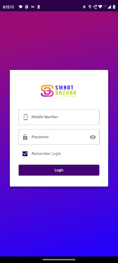 Android application Smart Bazaar screenshort