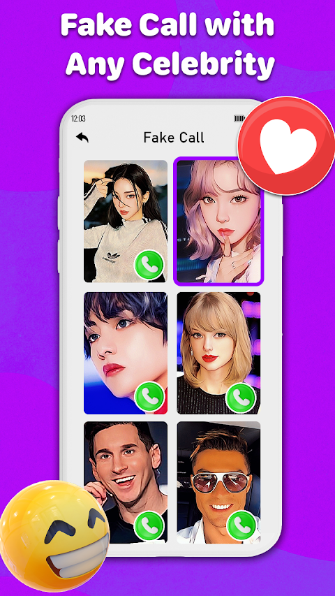 Prank Call: Fake Video Callのおすすめ画像2