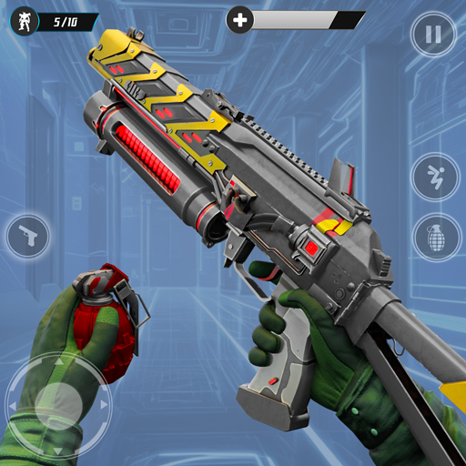 Robot Gun War Shooting Fighter logo