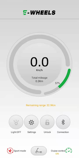 Android application E-WHEELS screenshort