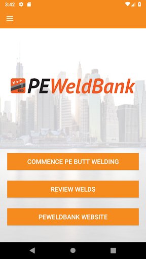Android application PEWeldBank screenshort