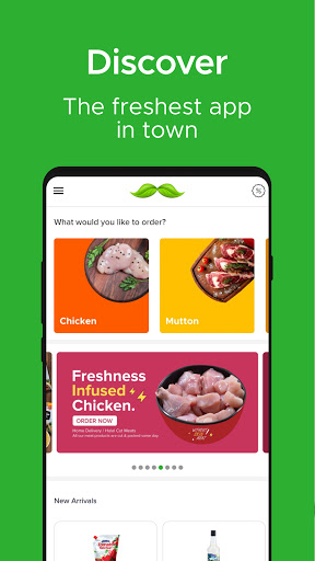 Android application FreshKaka - Chicken & Mutton screenshort