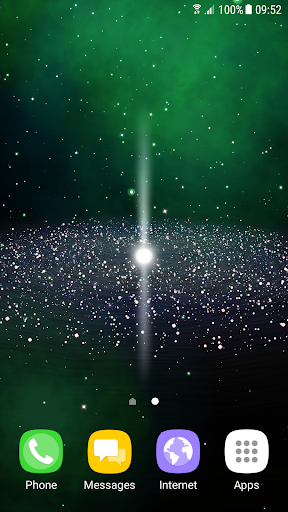 Android application Galaxy 3D Live Wallpaper screenshort