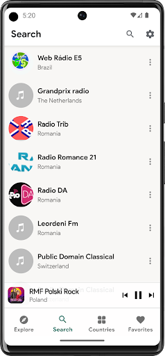 Dive Radio Screen 2
