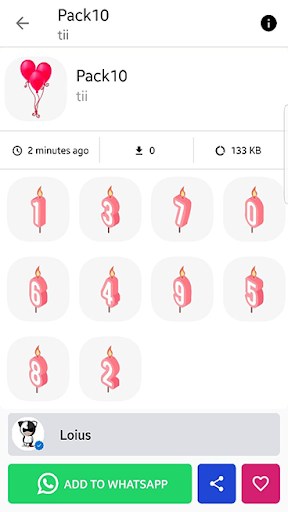 Stickers Happy birthday Animated for whatsapp?