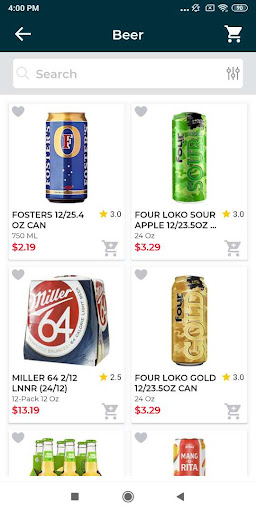 Strong Water Liquor warehouse Screen 3