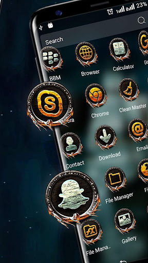Pirate Ship Launcher Theme Screen 3