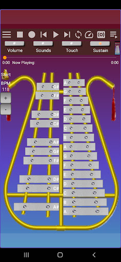 Android application Marimba, Piano and Xylophone screenshort