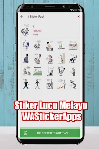 Stiker Lucu Melayu StickerApps