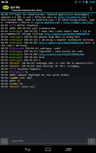 qicr lite IRC client beta Screenshot