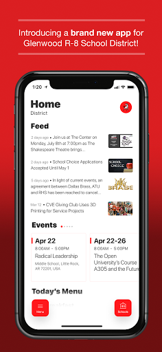 Android application Glenwood R8 School District MO screenshort