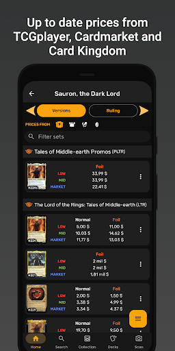 Screenshot of ManaBox