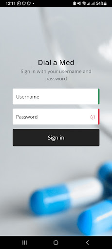 Android application Dial a Med Pharmacist screenshort