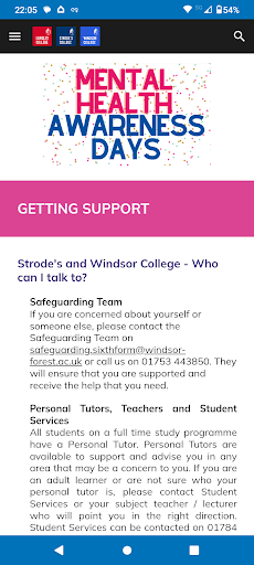 My Windsor College Screen 2
