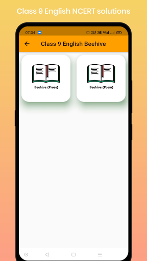 Class 9 English Solution Screen 2