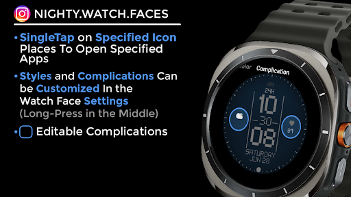 Night 100 - watch face screenshot 12